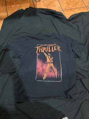 Michael Jackson Thriller Graphic T-Shirt Black